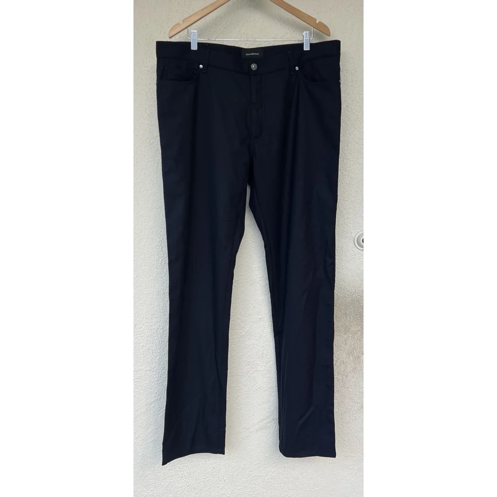 NWT Ermenegildo Zegna Black Wool Casual Trousers Pants Men’s Size US 40 Luxury